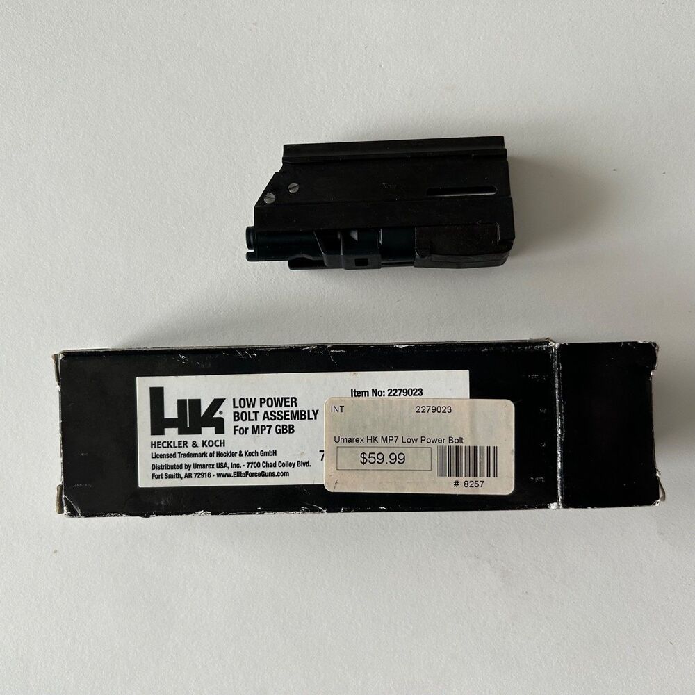 Umarex HK MP7 GBB Low Power CQB Bolt Assembly 2279023 Airsoft VFC Part Black
